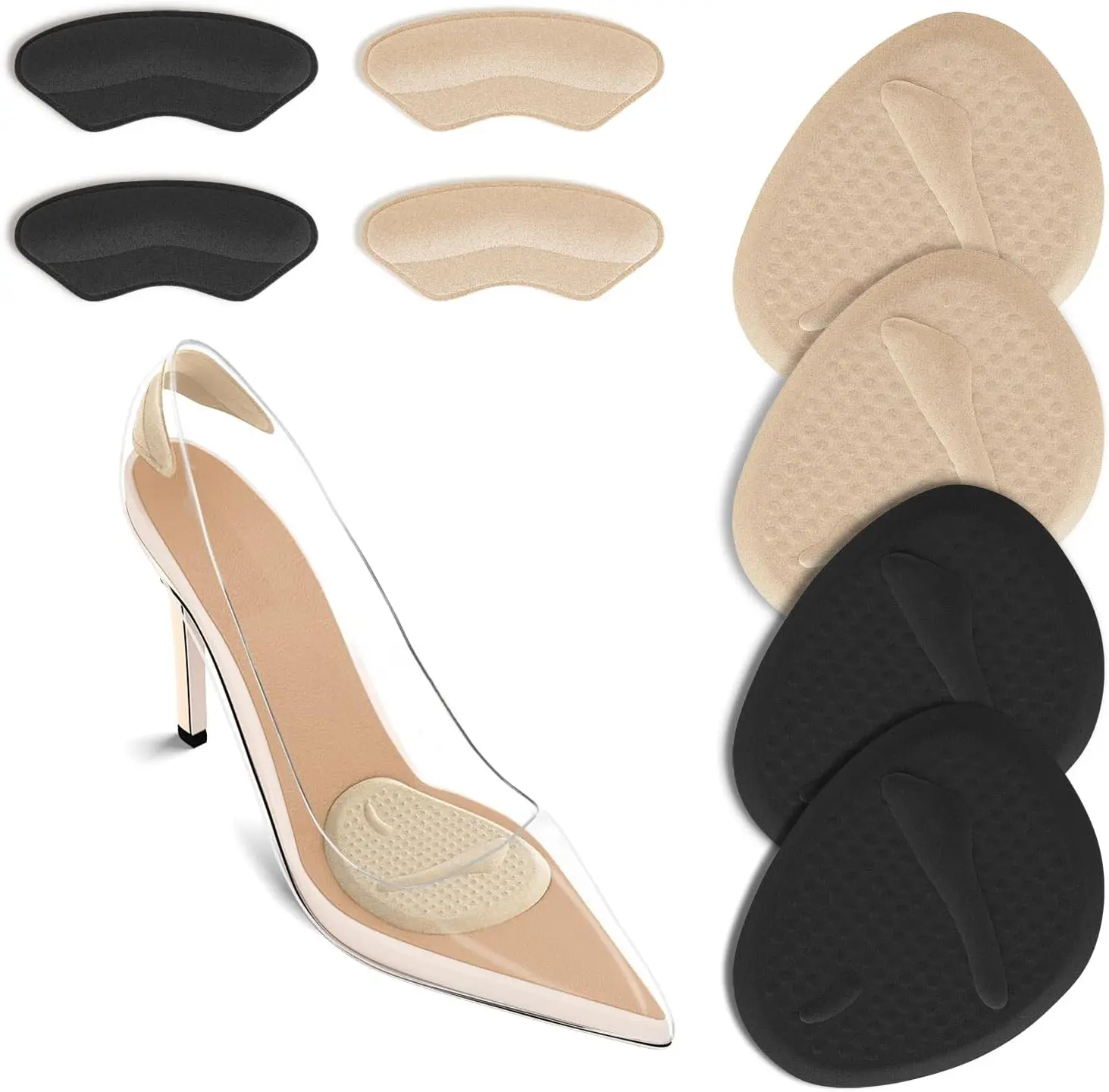 2 Sets Heel Pads, Ball of Foot - Heels 评论和价格